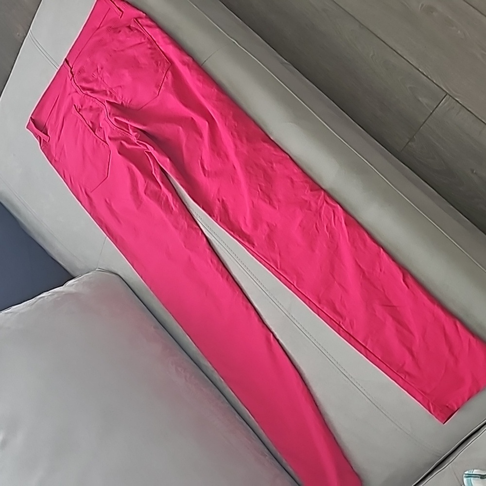 Karen Kane Raspberry Colored Hig Rise Skinny Jeans - Picture 5 of 8
